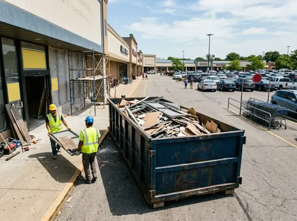 retail-store-renovation-debris-003 — frequently asked questions, Roll-off Dumpster Rentals in Kearney, MO